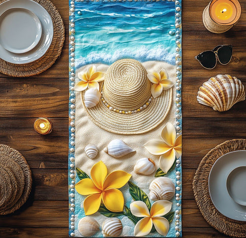Coastal Charm CW2005262CL Quilted Table Runner