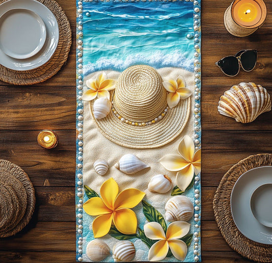Coastal Charm CW2005262CL Quilted Table Runner