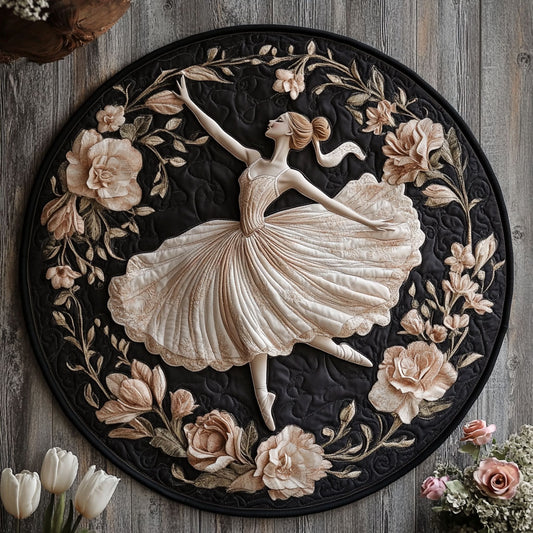 Blooming Ballet Grace CP0606025CL Quilted Round Mat