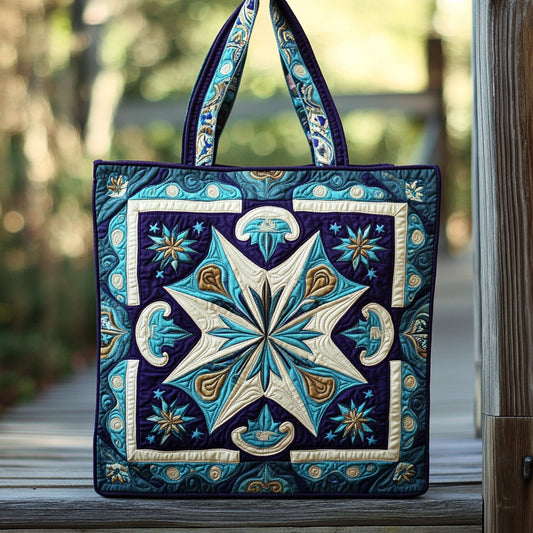 Star Block XR2611007CL Quilted Tote Bag