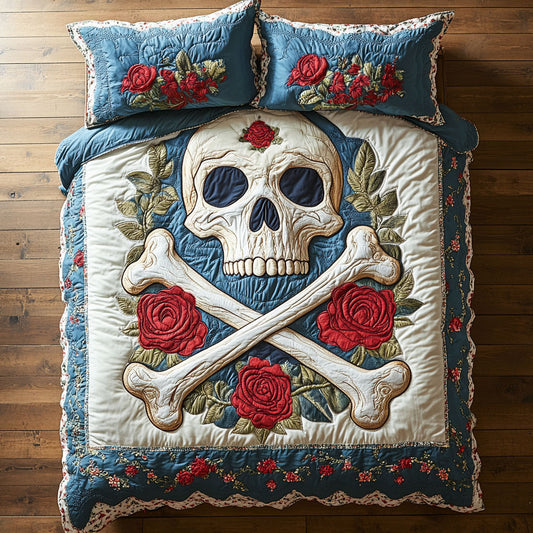 Skull Rose CW0509019CL Duvet Cover Set