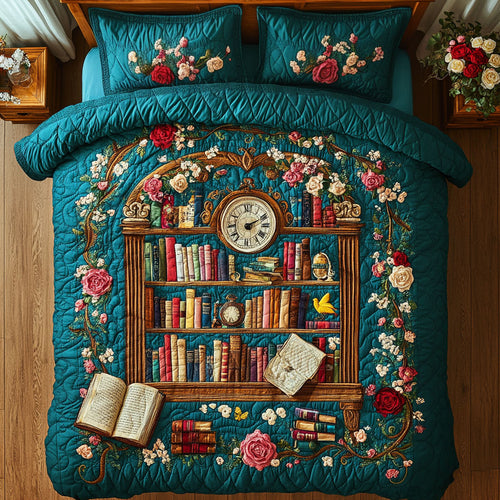 Bookshelf Garden WY2608006CL Duvet Cover Set