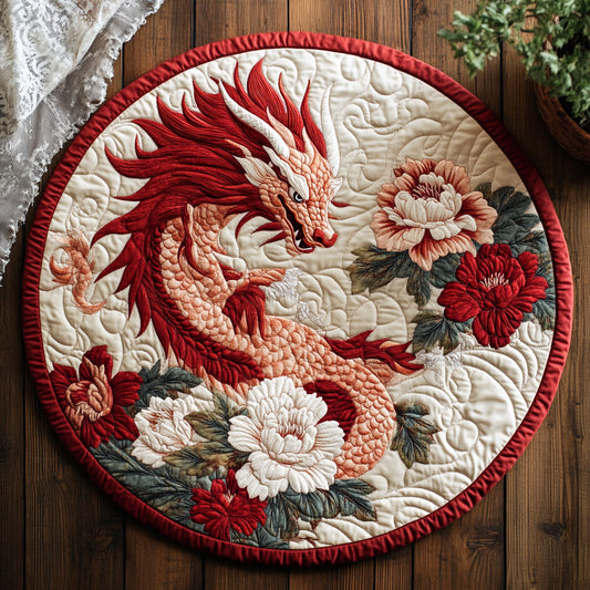 Dragon Grace CW1405081CL Quilted Round Mat