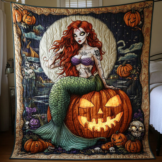 Spooky Sea Mermaid WY2008052CL Quilt