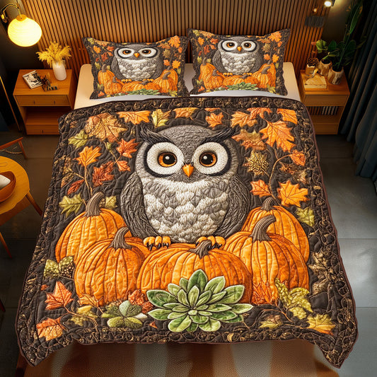 Cute Autumn Owl WP2103012CL Duvet Cover Set