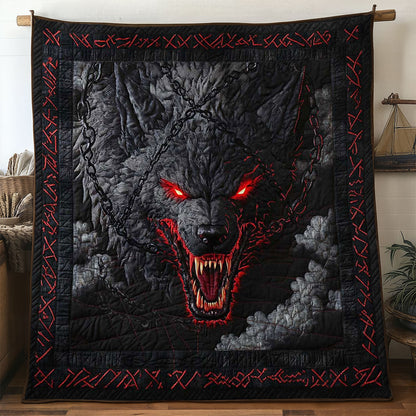 Wolf Of Fire Eyes WN1904066CL Quilt