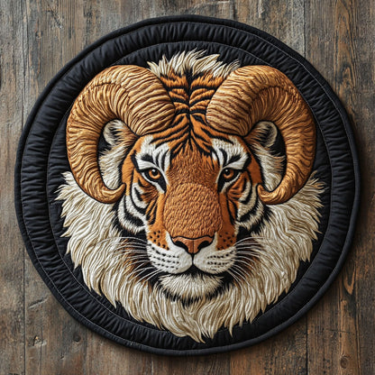 Majestic Ram's Horn CP0506003CL Quilted Round Mat