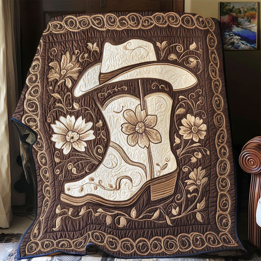 Brown Cowboy WY0801005CL Quilt