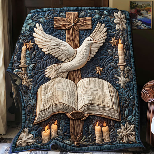Dove And Bible WU0901001CL Quilt