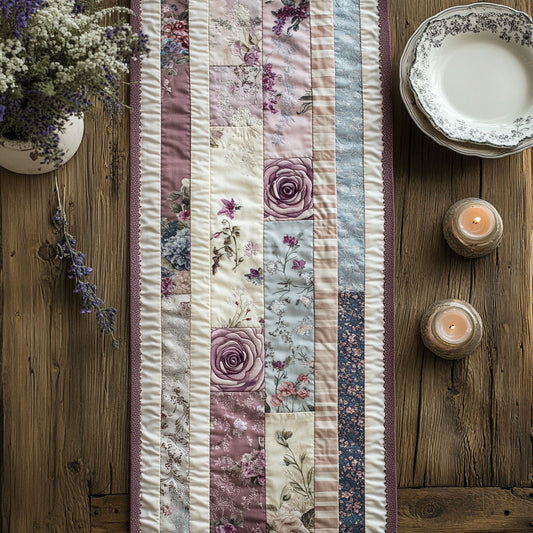 Patchwork Bloom CW2905572CL Quilted Table Runner