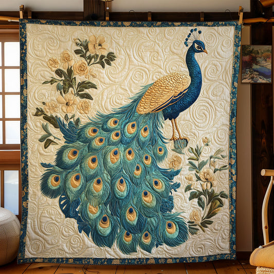 Majestic Peacock WY2402053CL Quilt