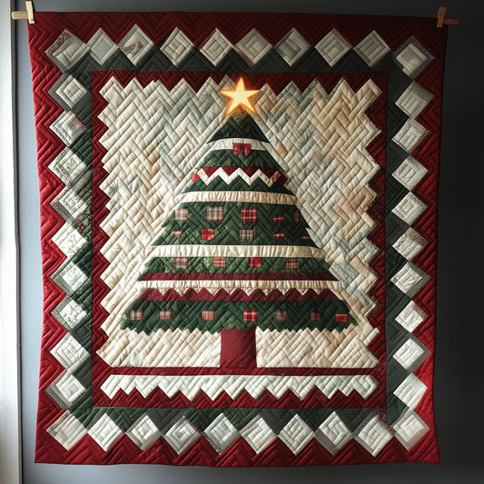 Zigzag Chevron Christmas Tree LT3009011CL Quilt