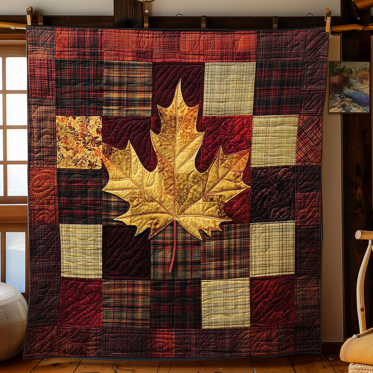 Plaid Maple WN0802007CL Quilt