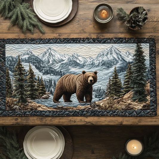 Brown Beer CW3004052CL Quilted Table Runner