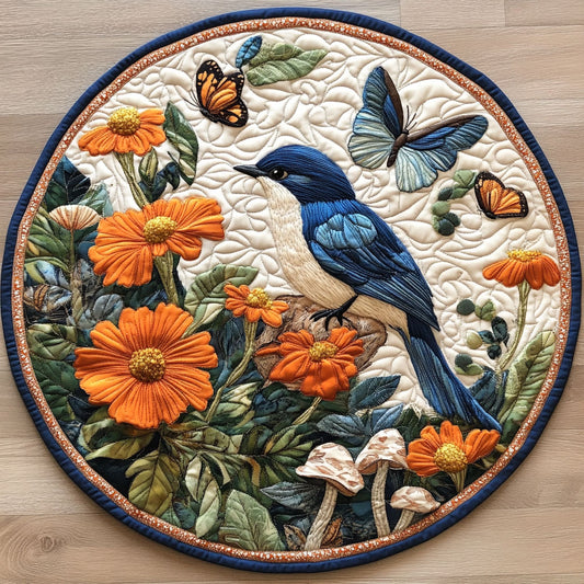 Bloom Garden CW2306004CL Quilted Round Mat
