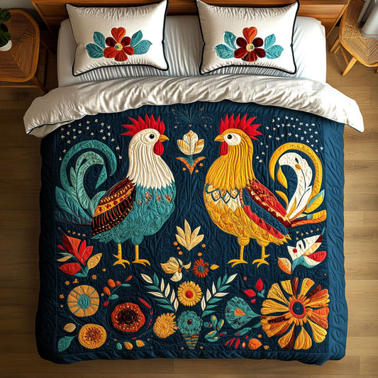 Meadow Joy Chicken WN1411100CL Duvet Cover Set