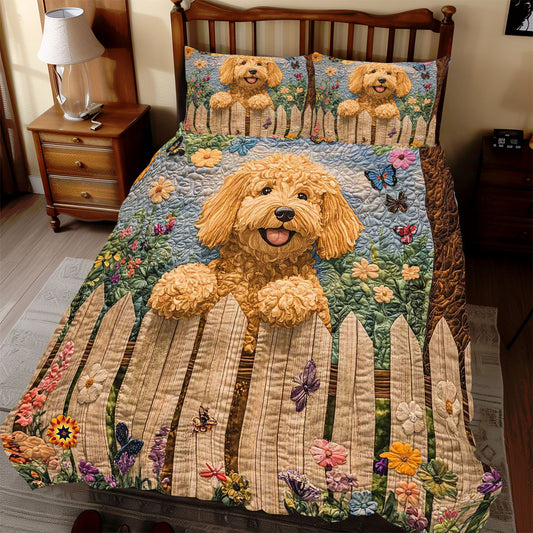 Sight Seeing Golden Doodle WP2211025CL Duvet Cover Set