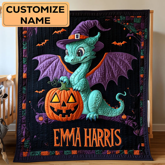 Halloween Dragon CW3107008CL Personalized Baby Quilt