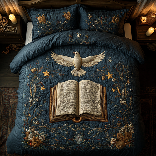 Dove And Book WY1001038CL Duvet Cover Set