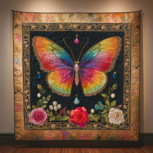 Red Heart Butterfly WN0509062CL Quilt