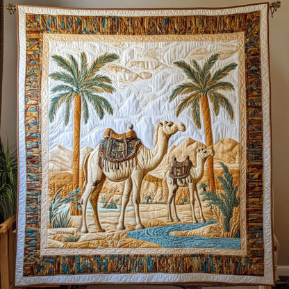 Camel In Tranquil Sands WY2508028CL Quilt