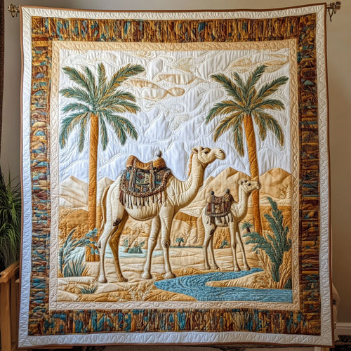 Camel In Tranquil Sands WY2508028CL Quilt