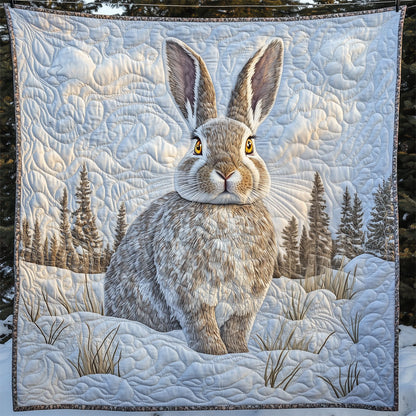Rabbit Snowy Winter LT1709016CL Quilt