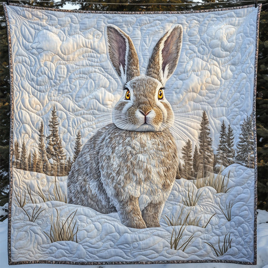 Rabbit Snowy Winter LT1709016CL Quilt