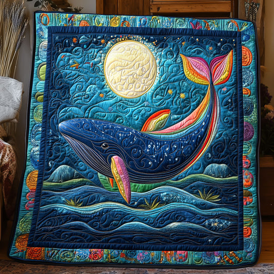 Under The Moon Whale WJ1904016CL Quilt