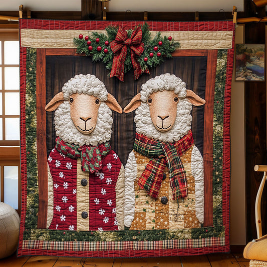 Winter Farm Sheep WN1711079CL Quilt