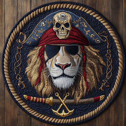 Captain Lion WN1808050CL Quilted Round Mat