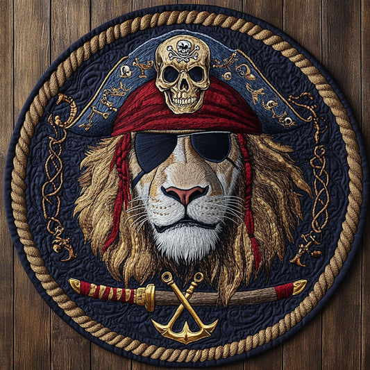 Captain Lion WN1808050CL Quilted Round Mat