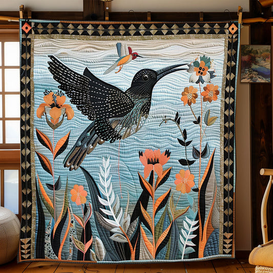 Whimsical  Hummingbird CP2305048CL Quilt