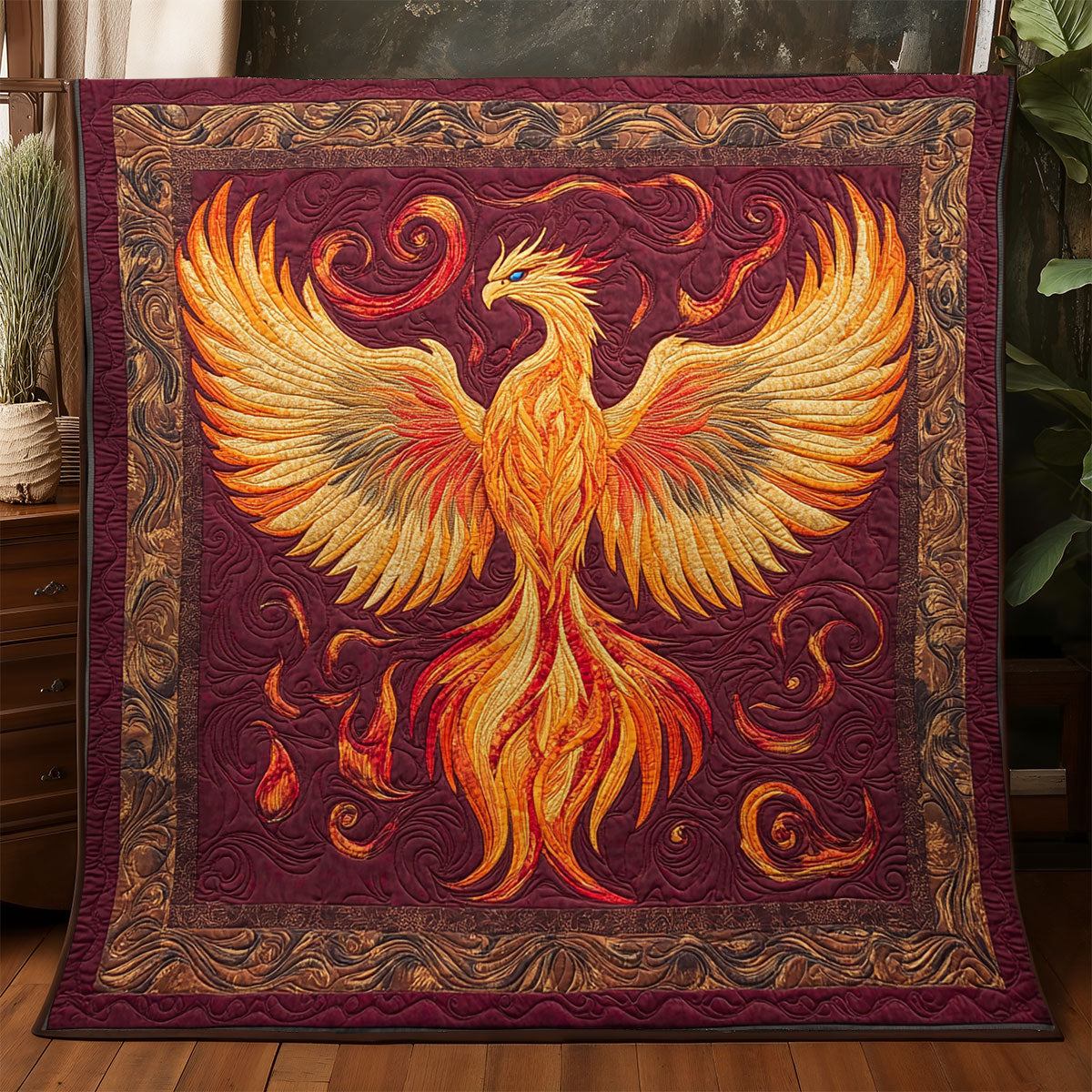 Fire Phoenix WX1906012CL Quilt