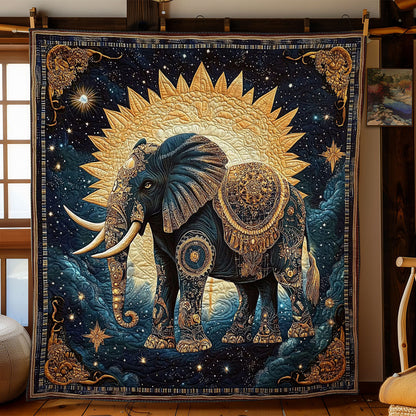 Black Elephant  WY1002018CL Quilt