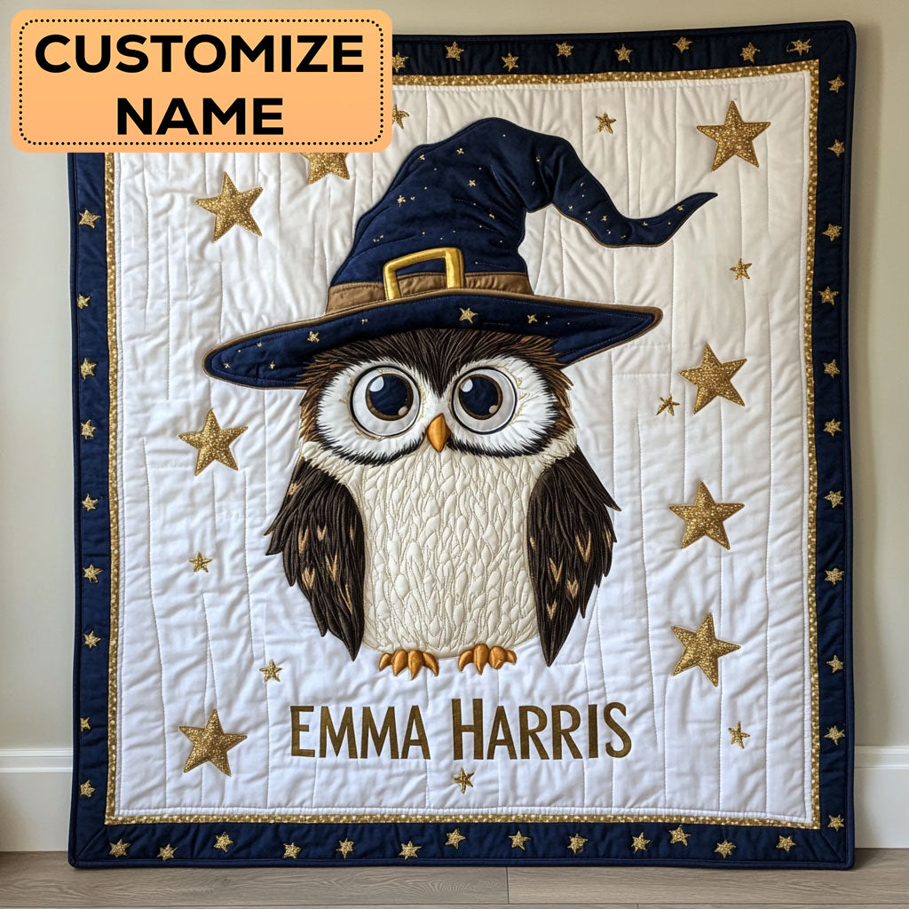 Magic Owl CW3007043CL Personalized Baby Quilt