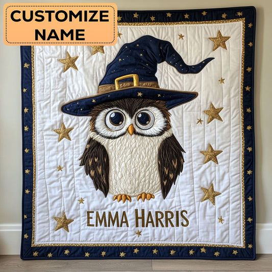 Magic Owl CW3007043CL Personalized Baby Quilt