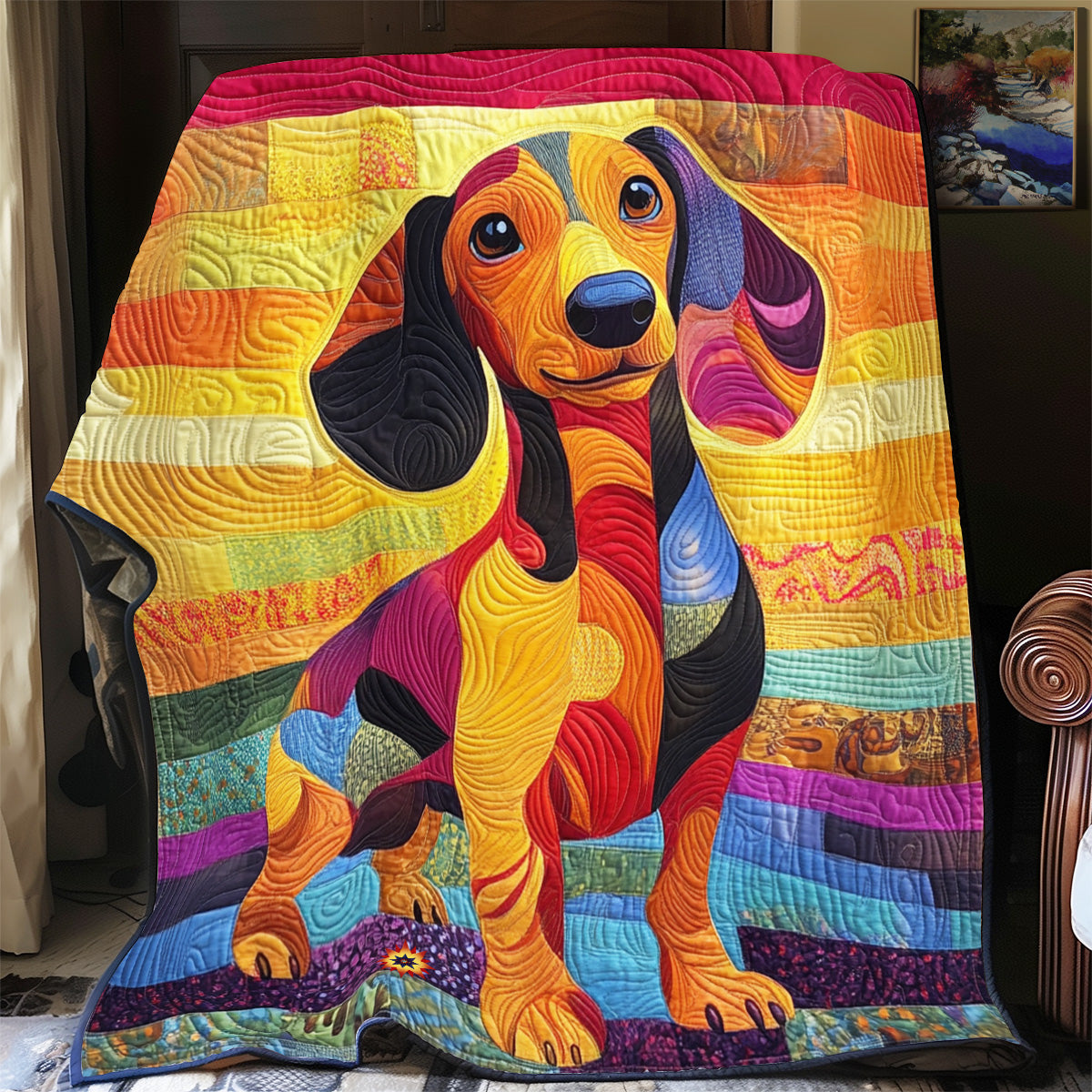 Dachshund YR2612032CL Quilt