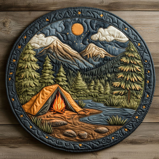 Camping Forest CW1405073CL Quilted Round Mat