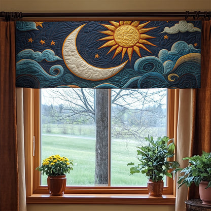 Sun And Moon WX1405040CL Quilted Valance