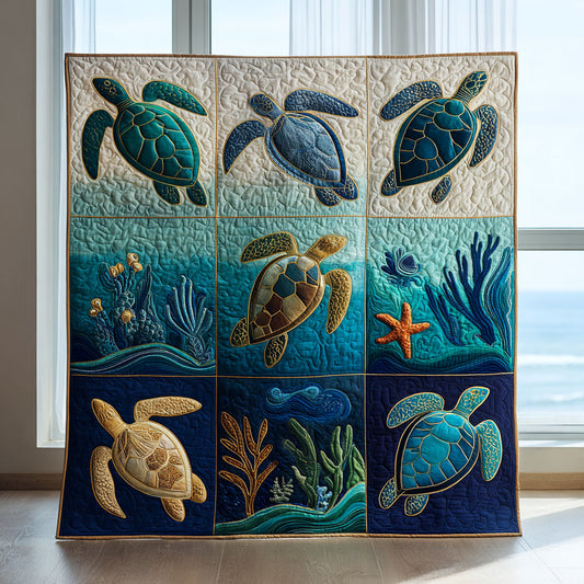 Ocean Turtle CW0509034CL Quilt