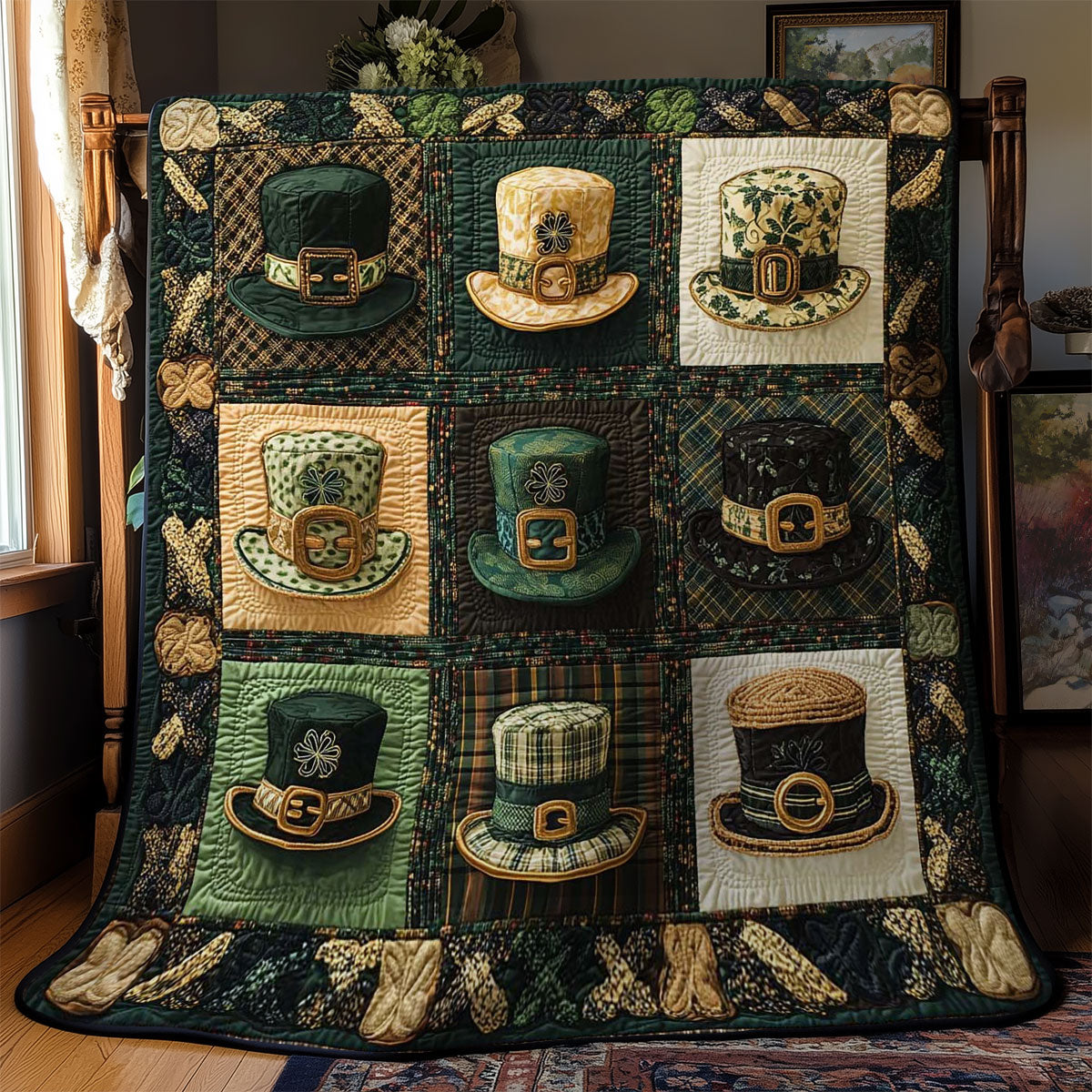Shamrock Hat Delight WN3112031CL Quilt