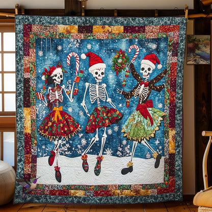 Skeleton's Festive Night WN1112011CL Quilt