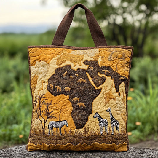 African Horizon WN2309005CL Quilted Tote Bag