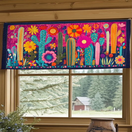 Floral Chiapas WY2105055CL Quilted Valance
