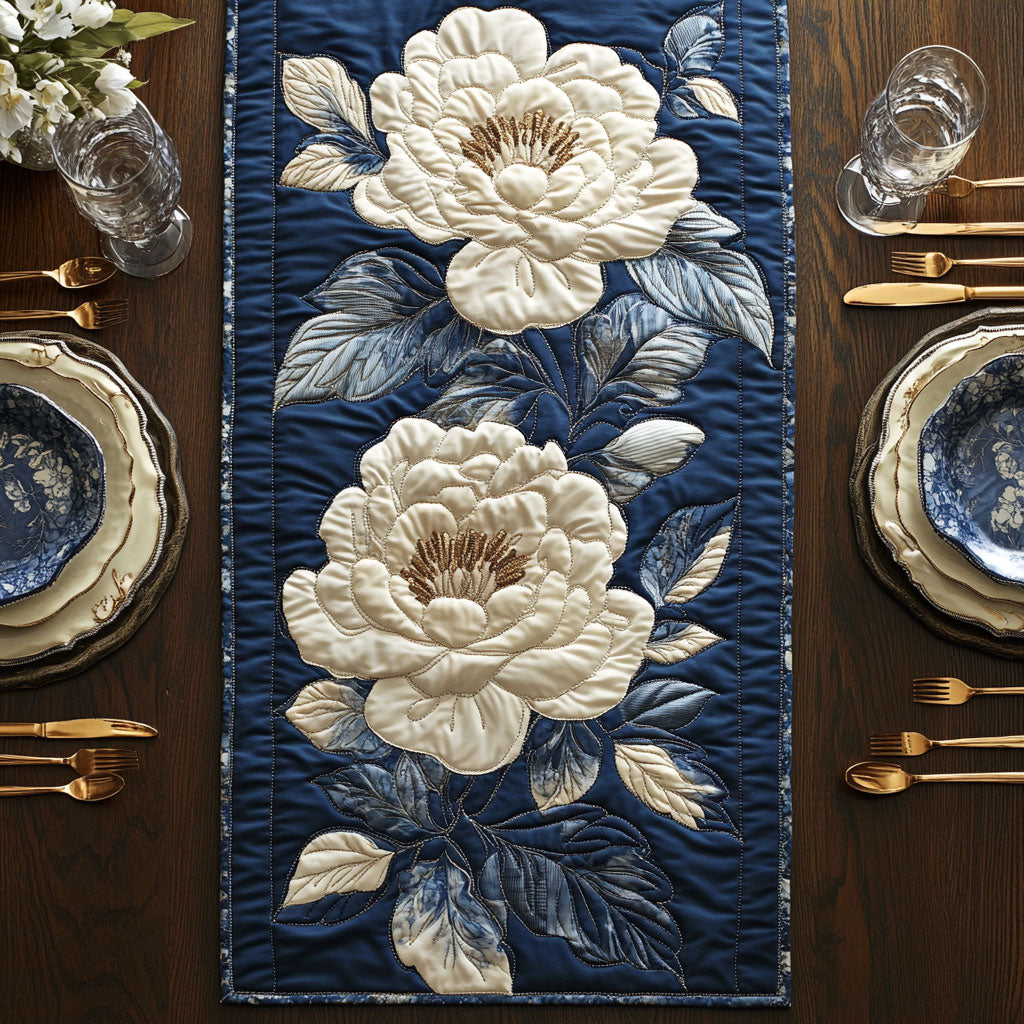 Midnight Garden Grace CP2905016CL Quilted Table Runner