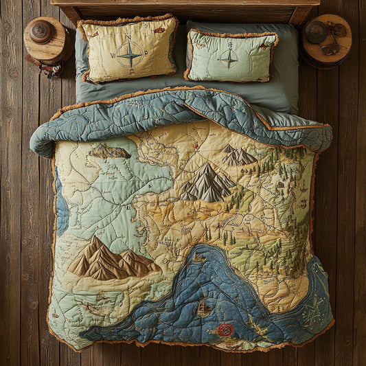 Explored Map CP0206091CL Duvet Cover Set