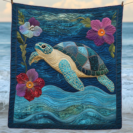 Turtle Bloom DH0110017CL Quilt