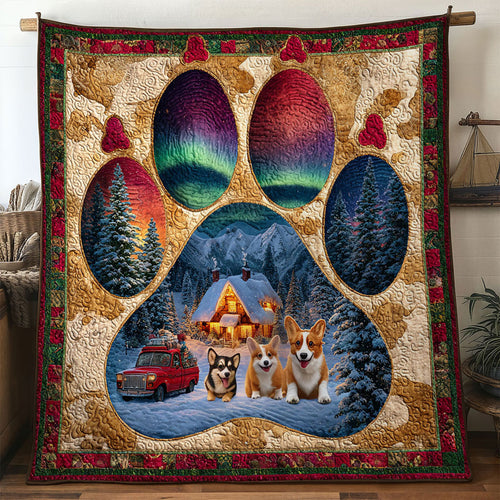 Starry Cabin Corgi Paw WN0611100CL Quilt