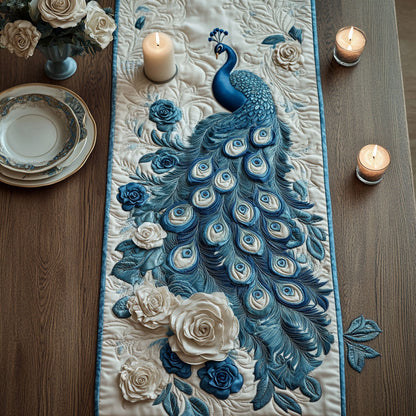 Royal Peacock CW0805021CL Quilted Table Runner